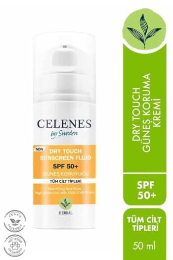 Celenes by Sweden Herbal Dry Touch Yüksek Korumalı Fluid 50 Spf / Güneş Koruyucu / Yüz Ve Dekolte Bölgesi