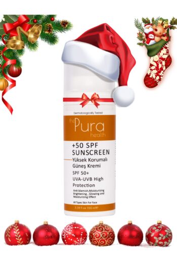 The Pura Health Güneş Kremi Aydınlatıcı Leke Karşıtı Nemlendiricili 50 ml