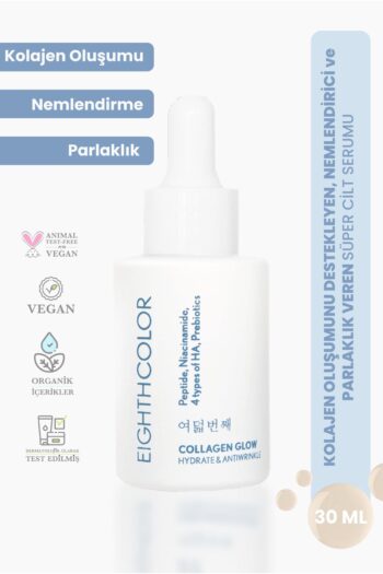 EIGHTH COLOR Collagen Glow - Kolajen Oluşumunu Destekleyen, Nemlendirici ve Parlaklık Veren Süper Cilt Serumu