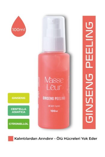 Masse Leur Kore Ginseng Özlü Anında Ölü Derilerden Arındıran Çilek Peeling 100 ml
