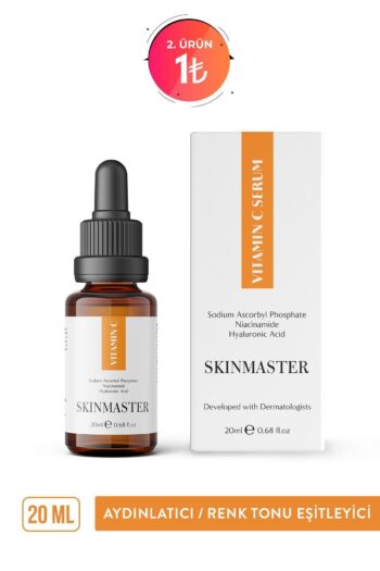 SkinMaster Vitamin C Serum Aydınlatıcı Renk Tonu Eşitleyici 20 Ml (sodium Ascorbyl Phosphate, Niacinamide, Ha)