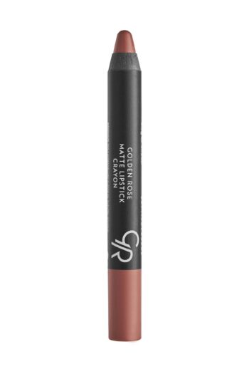Golden Rose Matte Lipstick Crayon No: 14 Dark Beige - Mat Kalem Ruj - 8691190903145