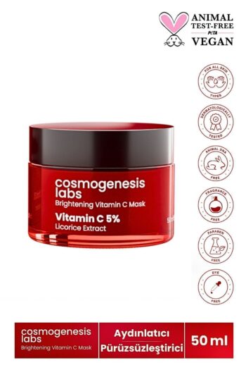 Cosmogenesis Labs Aydınlatıcı C Vitamini Maske 50ml Vegan Pürüzsüzleştirici Nemlendirici Antioksidan (%5 VİTAMİN C)