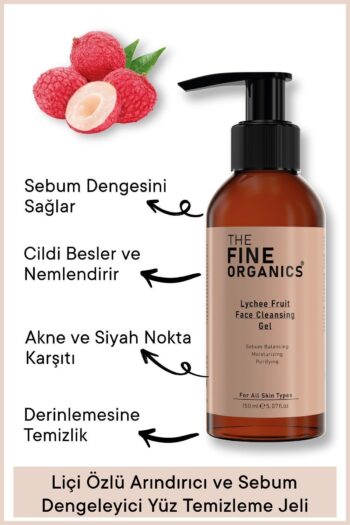 THE FINE ORGANICS Liçi Özlü Arındırıcı & Sebum Dengeleyici Yüz Temizleme Jeli 150ml
