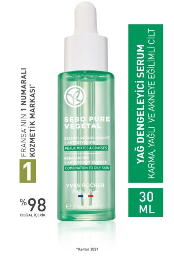 Yves Rocher Yağ Dengeleyici Cilt Serumu - Karma ve Yağlı Cilt / Sebo Pure Vegetal-81437