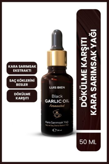 Luis Bien Kara Sarımsak Yağı | 50 ml | Aşırı Yıpranmış Ve Dökülen Saçlara Özel Bakım | Bitkisel Içerik