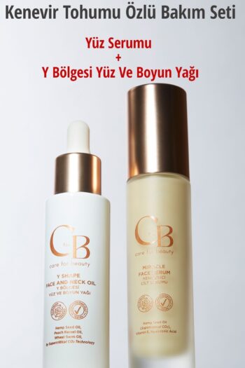 CforB Cosmetics Kenevir Tohumu Özlü Bakım Seti Yüz Serumu + Y Bölgesi Yüz Ve Boyun Yağı