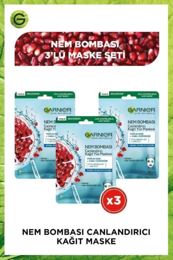 Garnier STD Nem Bombası Canlandırıcı Kağıt Maske 28 gr 3'lü Klasik