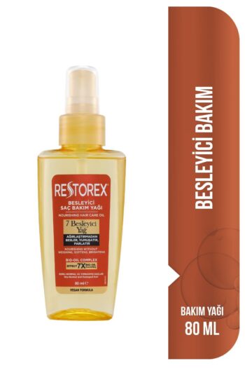 Restorex Besleyici Bakım Yağı 80 Ml - 7 Besleyici Yağ Göz Alıcı Parlaklık İpeksi Yumuşaklık