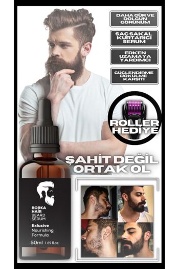 BORKA Seyrek ve Boş Bölgelerde Yeni Sakal Olusumuna Yardımcı Sakal Bakım Serumu