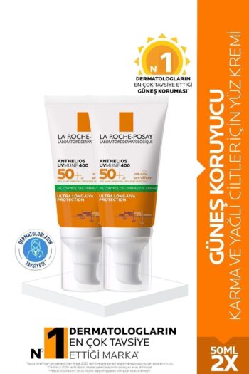 La Roche Posay Karma/Yağlı Ciltler İçin Yüz Güneş Bakım Seti: Antehlios Uvmune 400 Oil Control SPF50+ 50mlx2