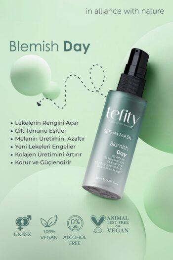 tefity Blemish Day, Leke Karşıtı, Aydınlatıcı, Ton Eşitleyici Serum Maske