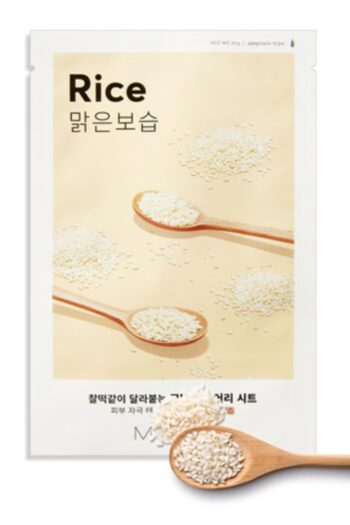 NOVAFACE STD Pirinç Özlü Aydınlatıcı ve Nemlendirici Yaprak Maske (1ad) Airy Fit Sheet Mask Rice Klasik