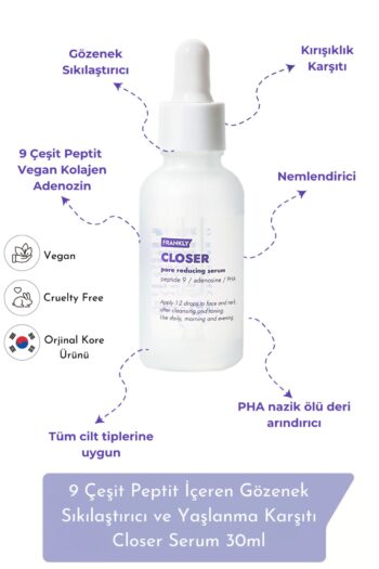 FRANKLY 9 Peptit İçeren Gözenek Sıkılaştırıcı ve Yaşlanma Karşıtı Closer Serum 30ml