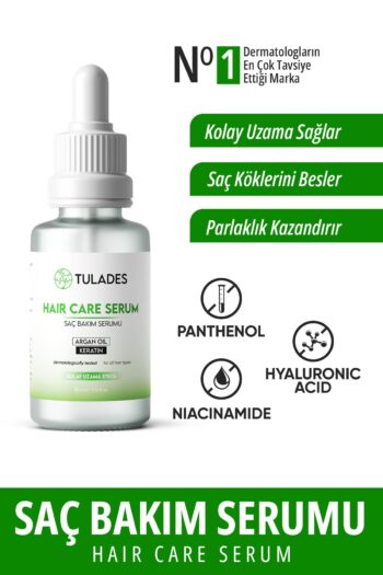 TULADES Hızlı Saç Uzatma Serumu, Argan Ve Keratin Özlü Dökülme Karşıtı 30 ml (ÖZEL FORMÜL)
