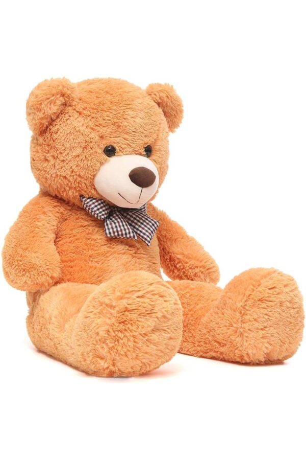 Sole 90 Cm Papyonlu Peluş Ayı - % 100 Yerli Pelüş Papyonlu Ayıcık