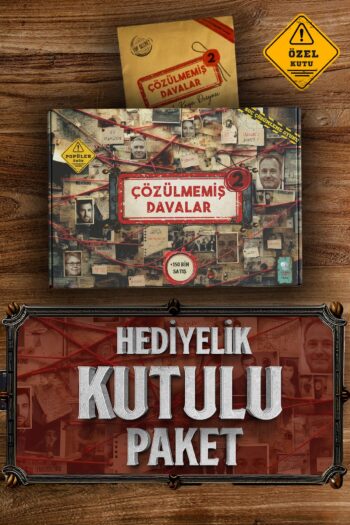 çözülmemiş davalar Kutulu Gönderim Hediyelik Dedektif Oyunu Mahzen Cinayet Dedektiflik Oyunu Dedektif Oyunu Kutu Oyunu