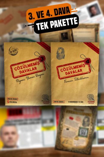 çözülmemiş davalar Dedektif Oyunu Cinayet Oyunu Dedektiflik Oyunu Katil Kim Dava Çözme Oyunu Dedektif Oyunu Kutu Oyunu