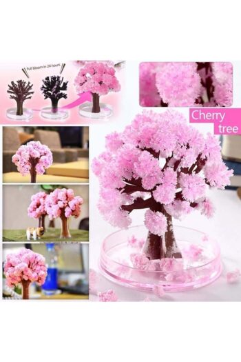 busstier Magic Sakura - Eğitici ve Eğlenceli Kristal Ağaç Büyütme Seti, Çocuklar ve Yetişkinler İçin