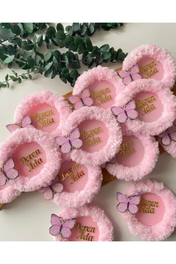 NUYA BAG Kız Bebek Pembe Magnet , Figürlü Magnet ,Bebek Doğum Hediyelik 10 adet
