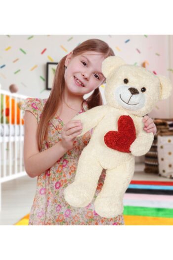 Özgüner Oyuncak 50 Cm Kalpli Peluş Sevimli Ayıcık
