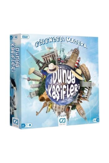 CA Games Dünya Kaşifleri Eğlenceli Macera Eğitici Kartlı Ve Piyonlu Çocuk-aile Kutu Oyunu