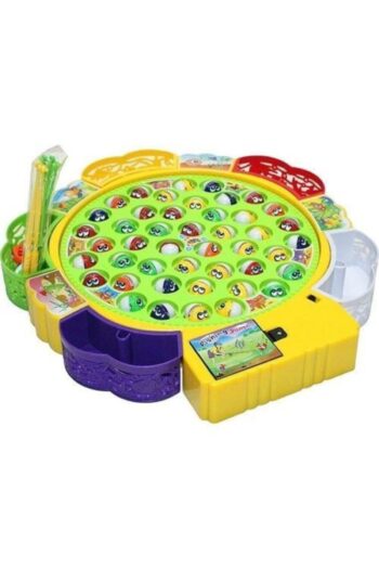 Pasifik Toys Balık Tutma Oyunu Pilli Sesli Oltalı Büyük Boy - 45 Balık 5 Olta
