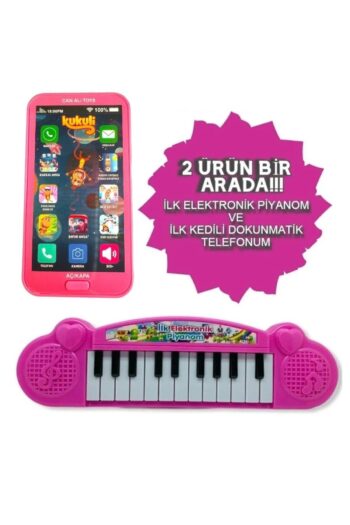Brother Toys Oyuncak Dokunmatik Kukuli Cep Telefonu Ve Elektronik Piyano 2'li Set
