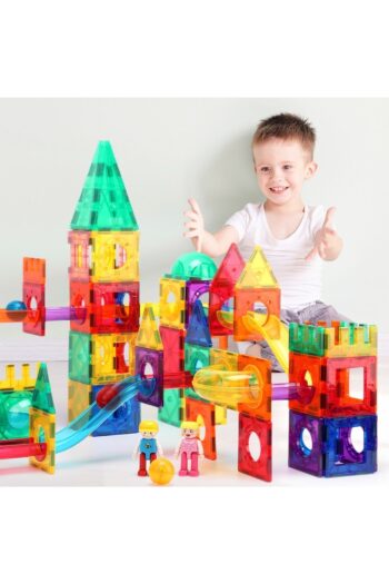 OGGİA Marble Run 200 Parçalı Premium Manyetik Oyuncak/bloklar Seti (7 ADET TOP) (KBKG-200)