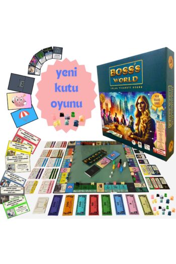 Game Boss's World Emlak Ticareti Oyunu Yeni Kutu Oyunu (BOARD)