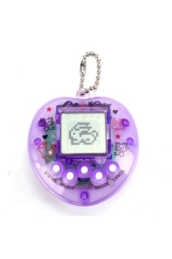 JW JACK WAYNE Sanal Bebek Tamagotchi Nostaljik Oyuncak Çoklu Hayvan Seçeneği Kalpli Mor