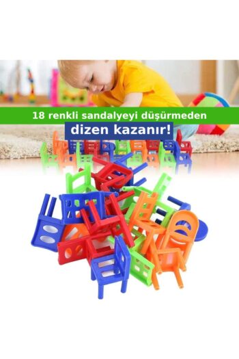 BambaPaw Chair Stack Eğitici Oyuncak Sandalye Denge Oyunu - Eğitici Denge Oyunu