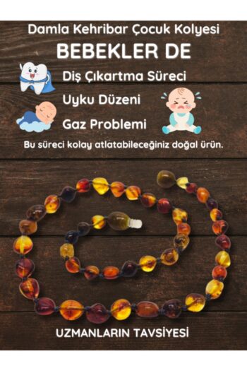 Dy Global Orjinal Kehribar Bebek Diş Erkek - Kız Çocuk Kolye