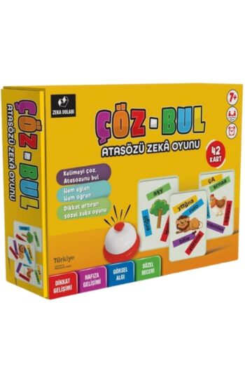 ZEKA DOLABI Çöz - Bul ( Atasözleri - Eğitici Zeka Oyunu - Aile Kutu Oyunu - Oyuncak )