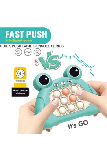 Lodos Popit Işıklı Oyun Stres Giderici Çocuk Fidget Kabarcık Elektronik Hızlı Quiçk Push Mavi