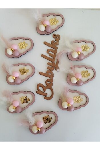 Baby Lüks Bubble bulut bebek magnet 25 Adet Pudra Krem