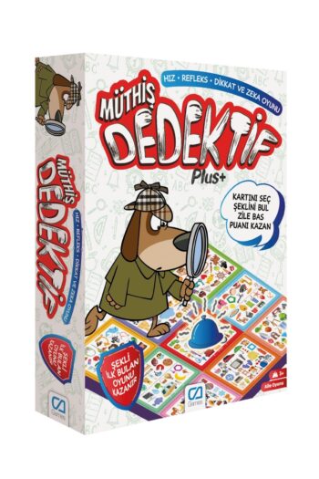 CA Games Müthiş Dedektif Plus 3+ Yaş ve üzeri Çocuklar için Dikkat ve Zeka Aile Kutu Oyunu