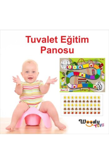 woody toys Eğlenceli Ve Eğitici Tuvalet Eğitimi Sticker Panosu