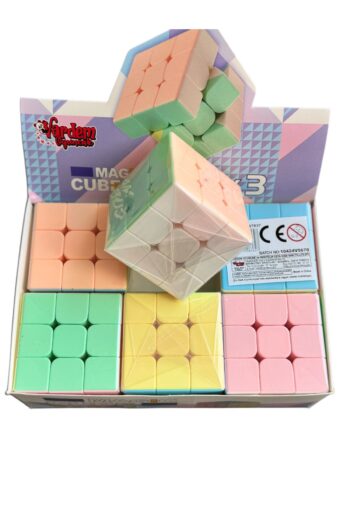 Vardem ZEKA KÜPÜ 3X3 PASTEL RENKLER KALİTELİ TUTUŞ VE DOKUNUŞ ZEKA GELİŞTİRİCİ