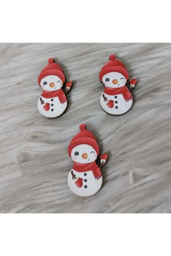 doğrukan 25 Adet Uv Baskılı Kardan Adam Figürü 4 cm Bebek Ürünü Süslemeleri İçin Uygun
