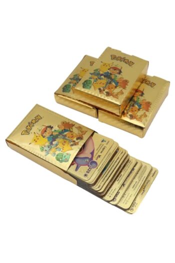 Petityu Pokemon Altın Kart Gold Card 1 Kutu Kart (55 Adet Gold Kart Icerir)