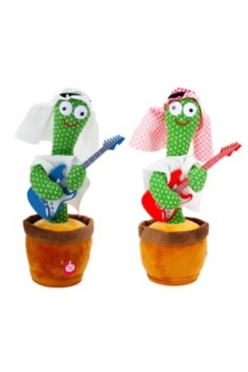 MİLAND Dans Eden Peluş Işıklı Konuşan Çılgın Kaktüs Oyuncak Şarjlı Kıyafetli Ve Gitarli