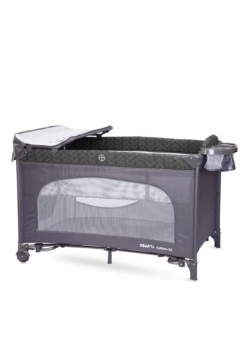 Kraft Calipso Bedside Anne Yanı Oyun Parkı 70x120 cm Koyu Gri