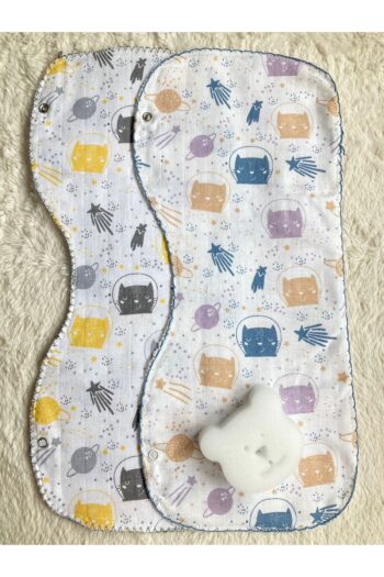 MASALBABY 2 Adet Müslin Omuz Bezi Çıtçıtlı Önlük/ Iki Katlı Mama Önlüğü/ Omuz Mendili /kusma Bezi/hediyelik