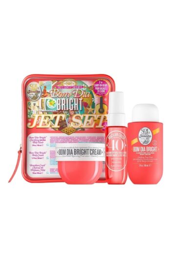 Sol De Janeiro Bom Dia Bright Jet Set Vücut Bakım Seti Kırmızı 90ml+50ml+30ml Pinkestcosmetics