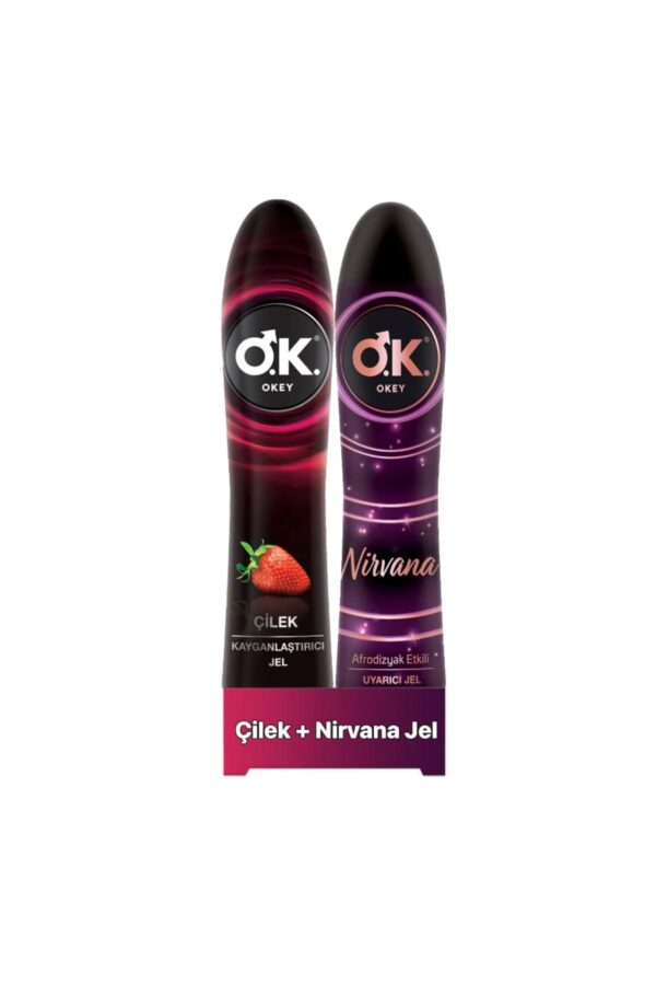 Okey Çilek Kayganlaştırıcı Jel 100 ml Nirvana Jel 100ml