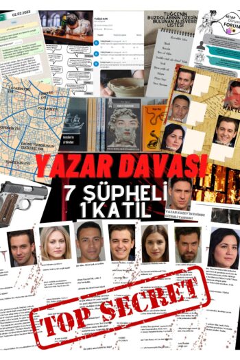 dedektifia Yazar Davası, Dedektif Oyunu, Suç Çözümleme Kutu Oyunu, Suçluyu Bulma, Cinayet Çözme Oyun