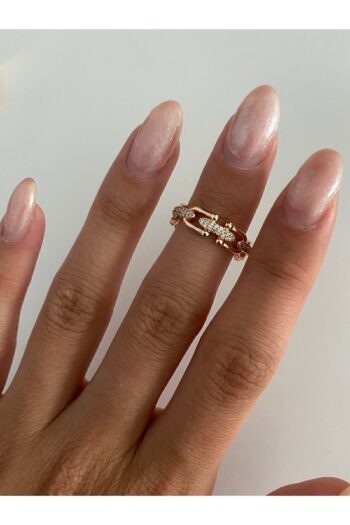ringbox Gold Marka Model Zirkon Taşlı Zincir Yüzük