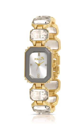 polo air Lüx Taşlı Kadın Kol Saati Gold Renk PL-1512B1x