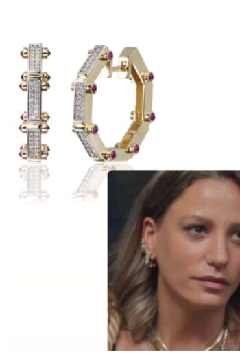 MioArt Trend Serenay (LEYLA) Küpe Vip Tasarım Gold